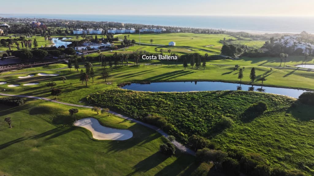 Golfbanorna i Cádiz-området