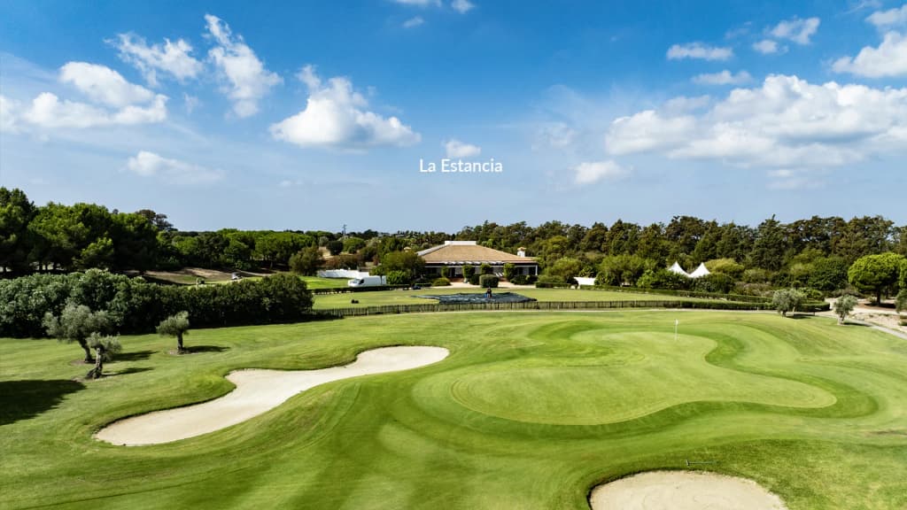 Golfbanorna i Cádiz-området